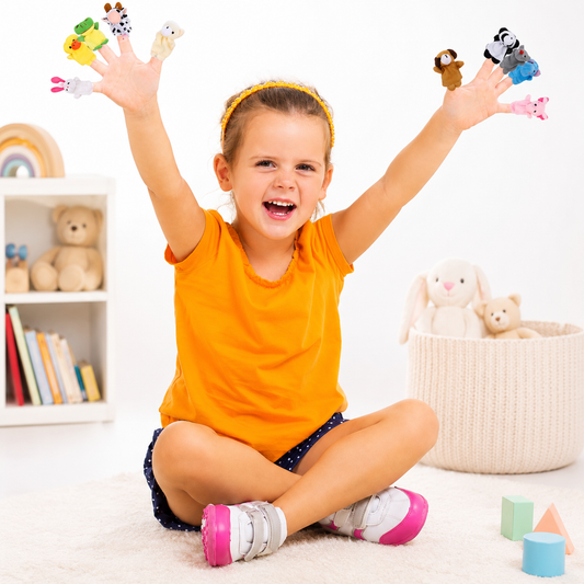 Fun Animal Finger Puppets Educational Play Set