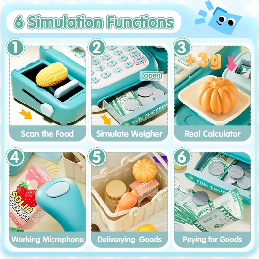 Multifunctional Master Cash Register Toy