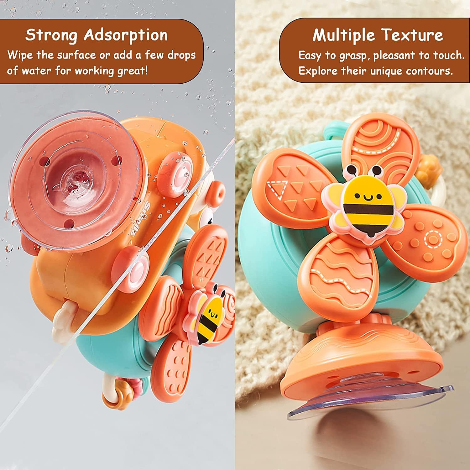 6 IN 1 Windmill Snail Spinner Sensory Toy - KiddieWink - Gifts They'll Love