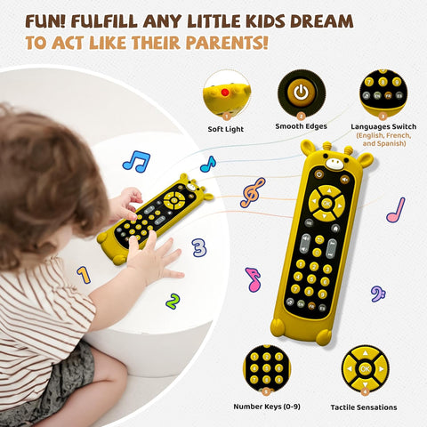 Remote Control Silicone Teething Toy