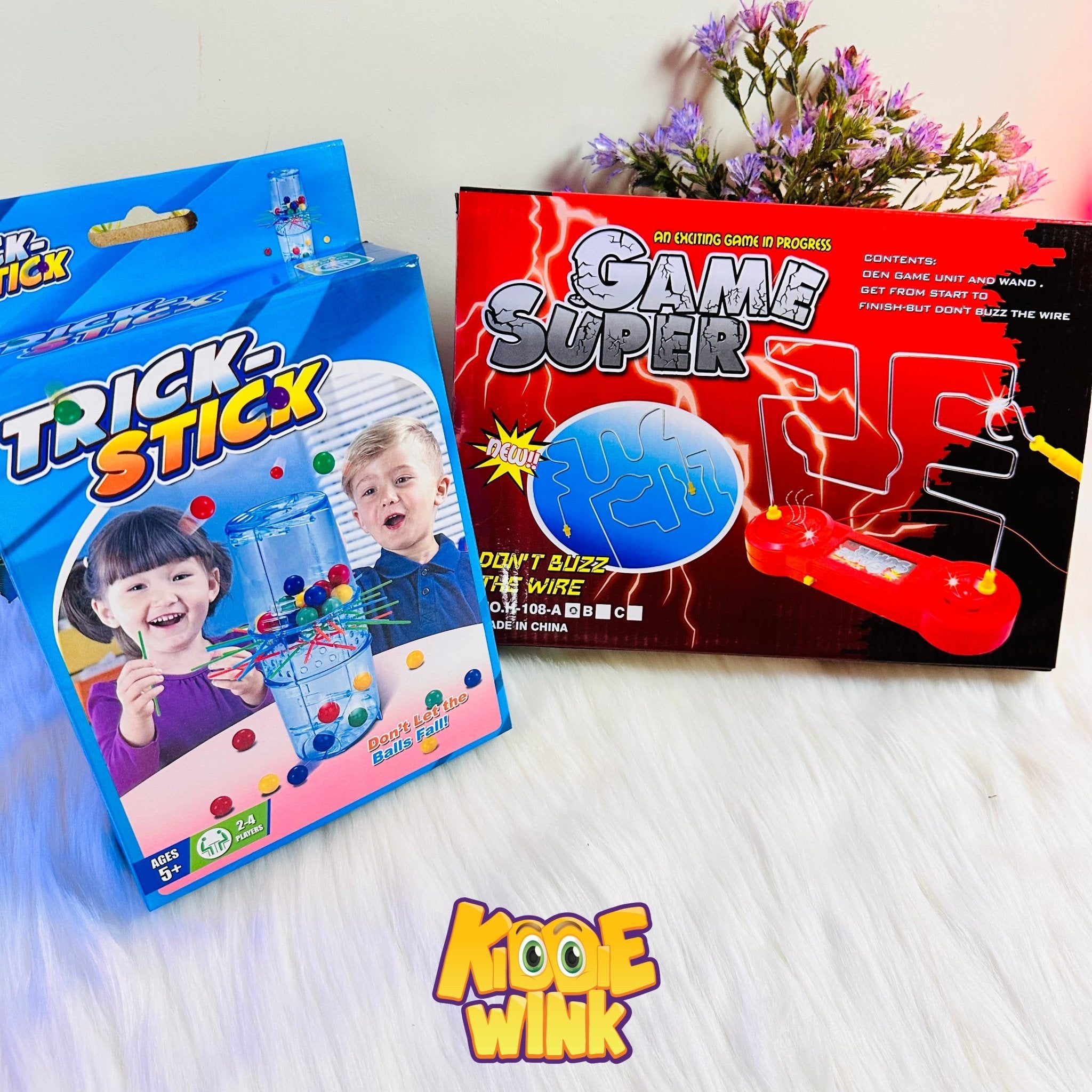 Trick Stick Game & Don't Buzz The Wire Game Toys For Kids - KiddieWink - Gifts They'll Love