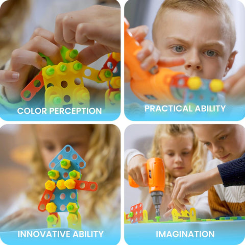 4 In 1 Drill Creative Double Sided Box Toy