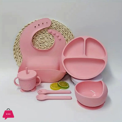 Multi-Piece Silicon Baby Dining Kit