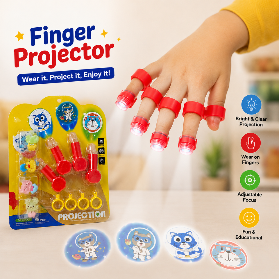 Interactive Finger Lights Projector For Kids – image 2 – KiddieWink