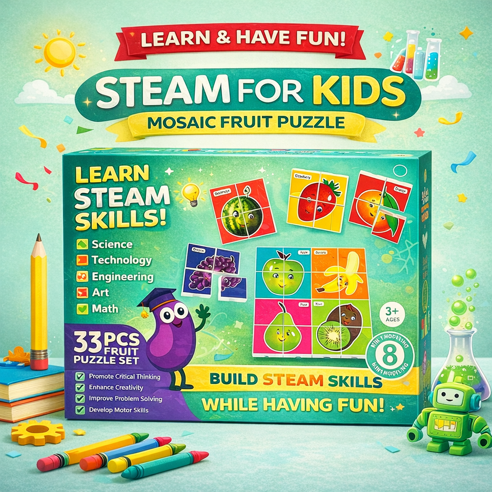 Steam Mosaic Activity Puzzles For Kids – image 8 – KiddieWink