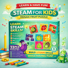 Steam Mosaic Activity Puzzles For Kids