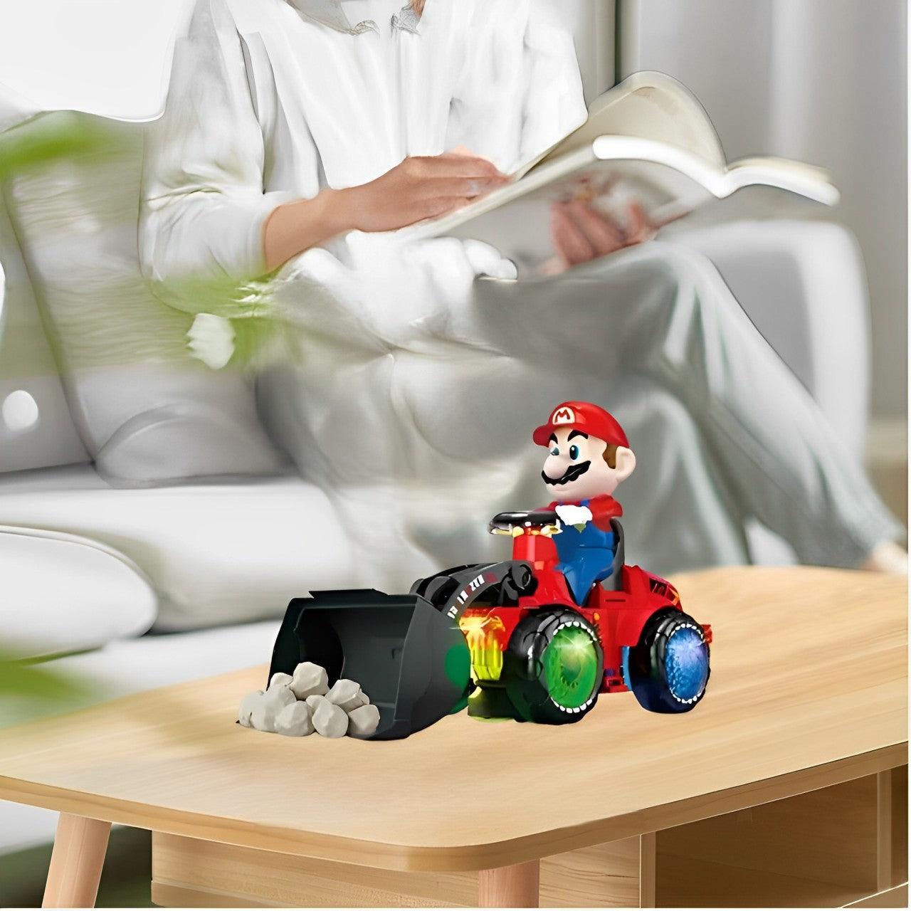 Mario Engineering Vehicle With LED Light Toy For Kids - KiddieWink - Gifts They'll Love