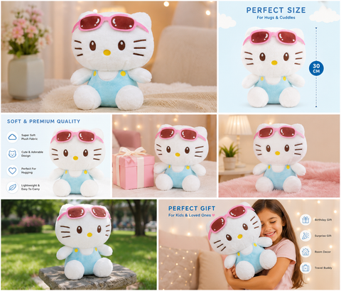 Cute Lovely Kitty Plush Toy (30 CM)