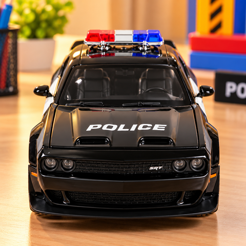 Alloy Pullback Police Diecast Car