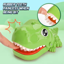 Green Hilarious Dinosaur Finger Biting Toy For Kids