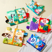 3D Animal Tail Cloth Book For Kids