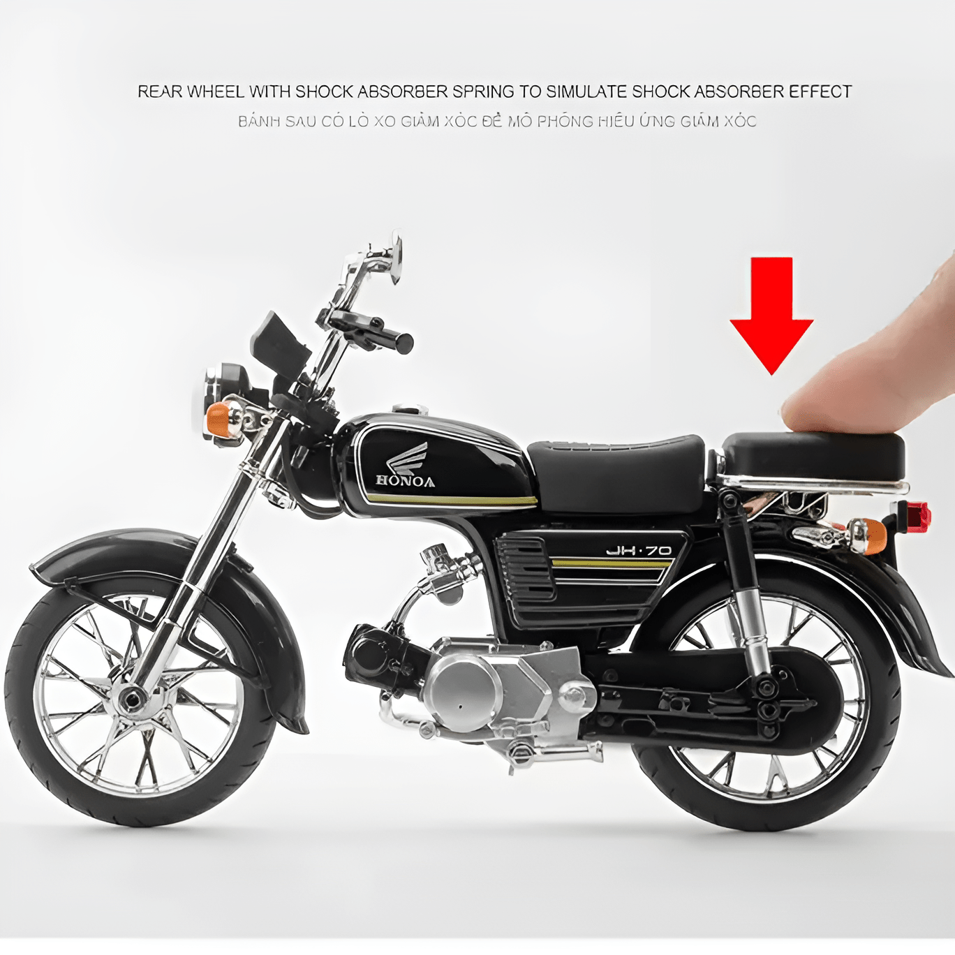 Diecast Model Honda JH70 Motorcycle - KiddieWink - Gifts They'll Love
