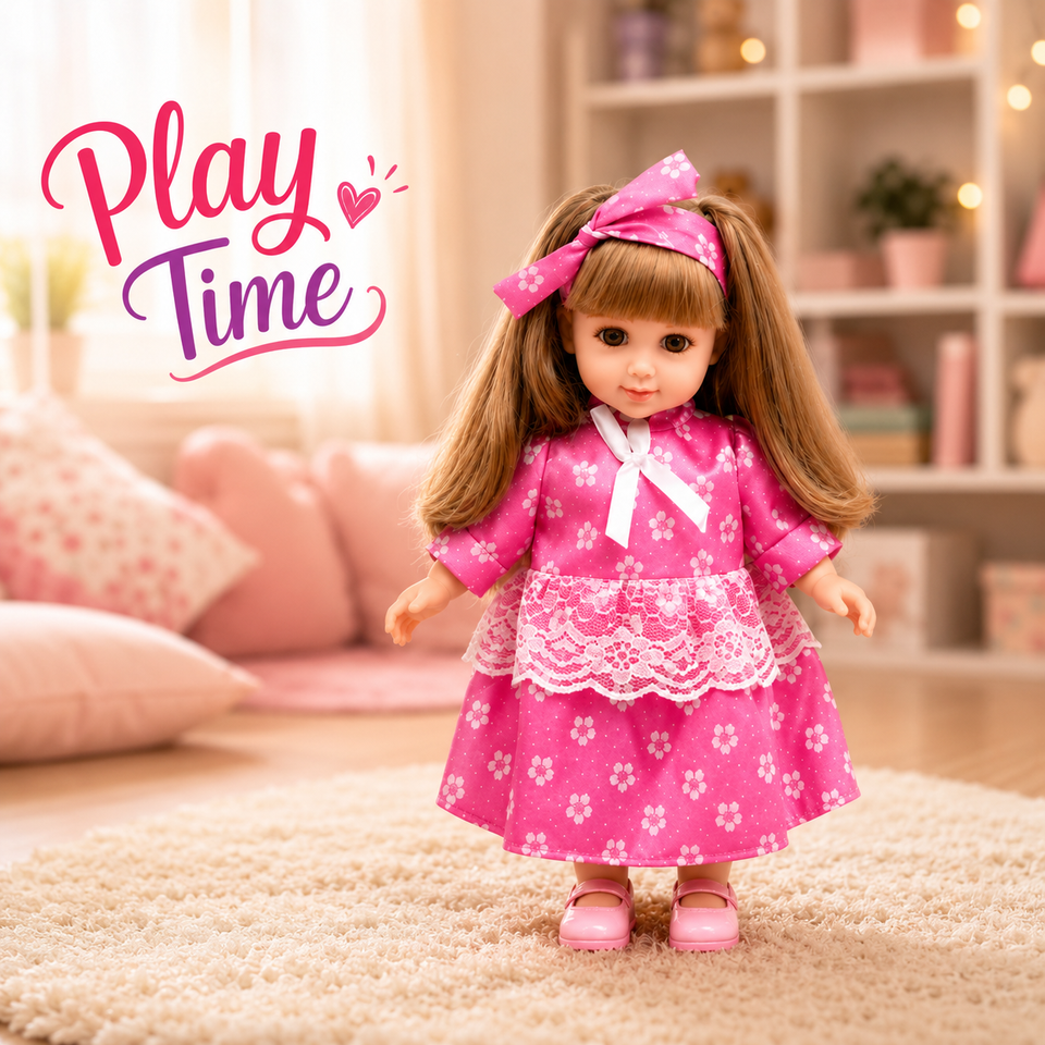 Sweet Pink Princess Rosie Bloom Fashion Girl Doll – image 5 – KiddieWink