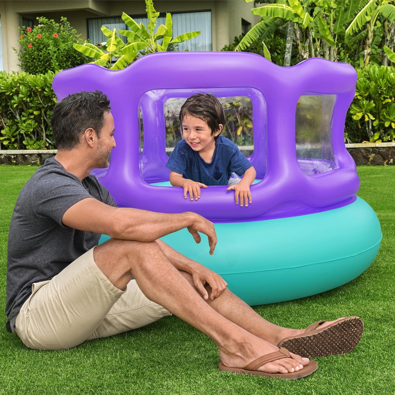 KiddieWink™ Inflatable Laugh & Leap Bouncer (60" x 60" x 33") For Kids - KiddieWink - Gifts They'll Love