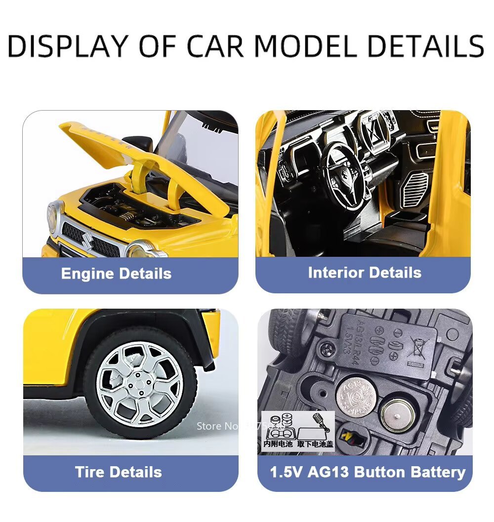 Diecast Model Officially Licensed Suzuki Hustler 1/22 - KiddieWink - Gifts They'll Love