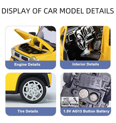 Diecast Model Officially Licensed Suzuki Hustler 1/22 - KiddieWink - Gifts They'll Love