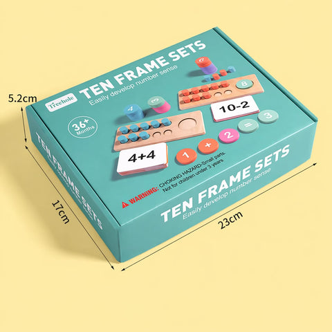 Interactive Math Learning Ten Frame Set