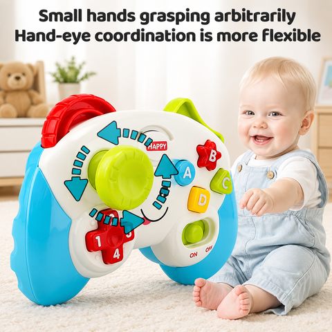 Interactive Musical Steering Wheel Toy for Kids