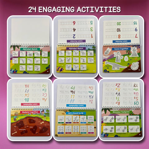 Interactive Dino & Animal Busy Book For Kids
