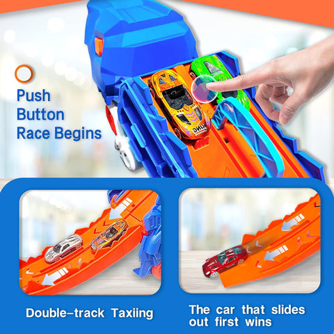 Dinosaur Transport Truck Car Toy For Kids - KiddieWink - Gifts They'll Love