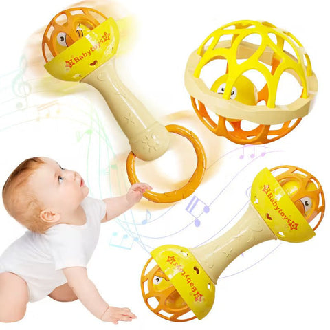 Cute Shape Baby Soft Silicon Teether (Pack Of 3) - KiddieWink - Gifts They'll Love