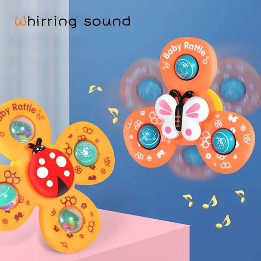 Sensory Baby Rattle Spinner Toy (Pack of 3)