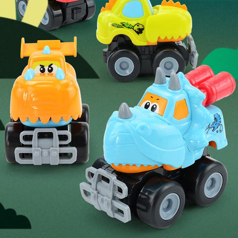 4 Dinasour-Themed Monster Trucks For Kids