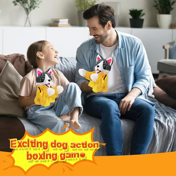Funny Husky Boxing Hand Puppet - KiddieWink - Gifts They'll Love