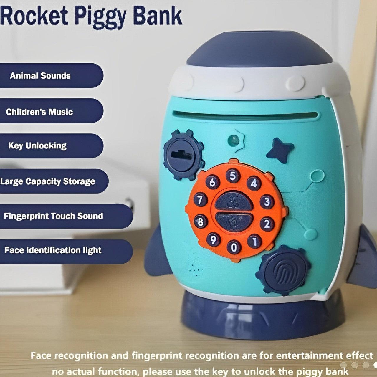 Musical Rocket Style Money Bank For Kids - KiddieWink - Gifts They'll Love