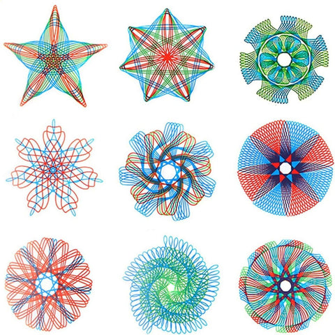 Multi - Functional Spirograph Geometric Ruler for Students - KiddieWink - Gifts They'll Love