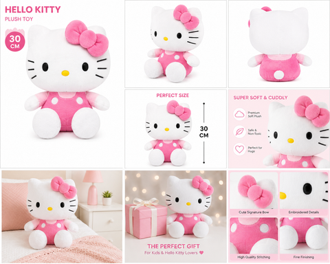 Cute Lovely Kitty Plush Toy (30 CM)