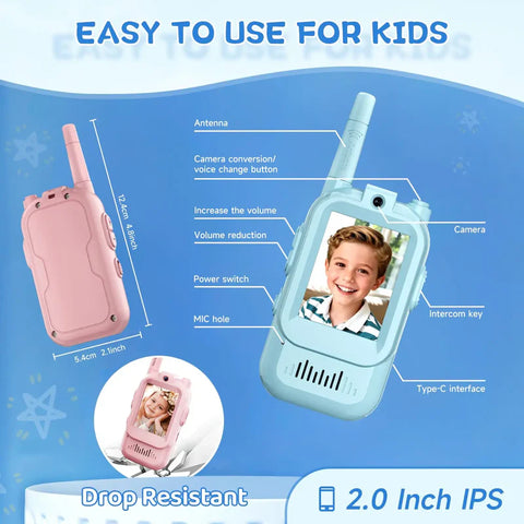 Interactive Kids Video Walkie Talkie Devices Toy