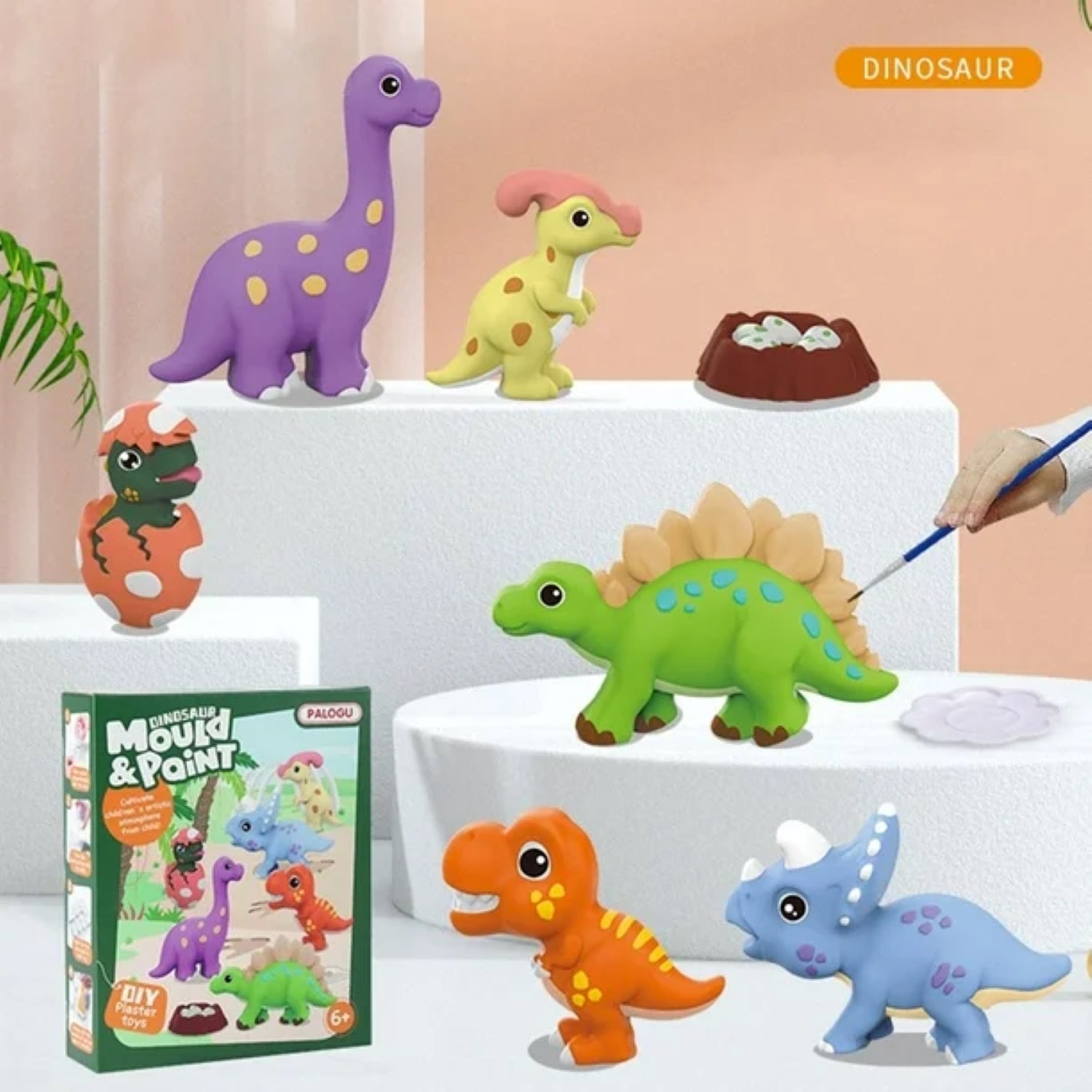 Mould & Paint DIY Plaster Toy Kit – Creative Arts & Crafts for Kids - KiddieWink - Gifts They'll Love