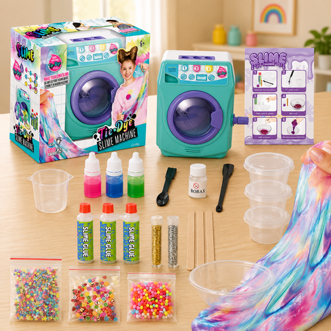 Creative Diy Tie Dye Slime Making Machine for Kids