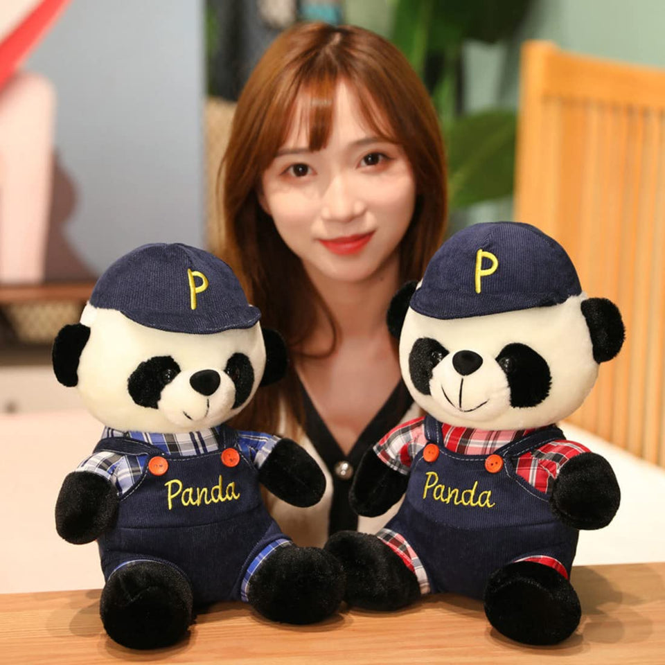 Cute Dressed-Up Panda Plush Toy For Kids – image 2 – KiddieWink