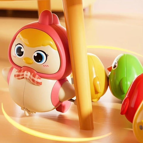 Interactive Crawling Toy - Hen With 3 Chicken