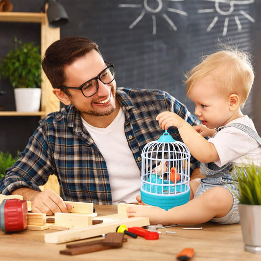 Mini Birdcage Musical Light &  Bird toy