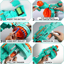 40 Soft Bullet Automatic Blaster For Kids