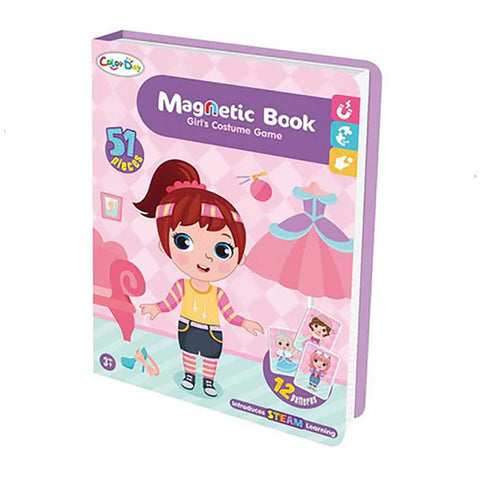 Steam Magnetic Girls Costume Puzzle Book
