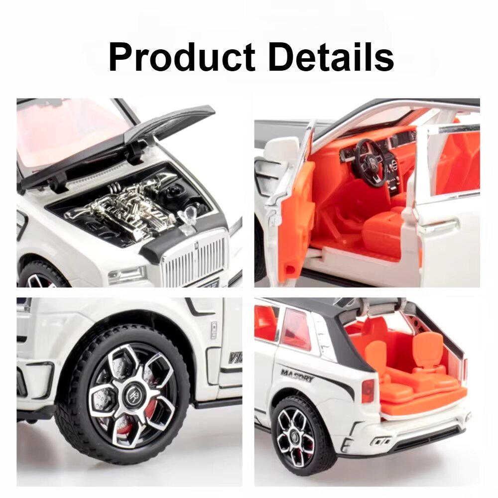 Diecast Model Rolls Royce Cullinan 1/24 - KiddieWink - Gifts They'll Love