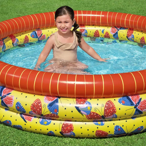 KiddieWink™ Inflatable Butterflies Theme Swimming Pool (1.68m x 39cm) For Kids - KiddieWink - Gifts They'll Love
