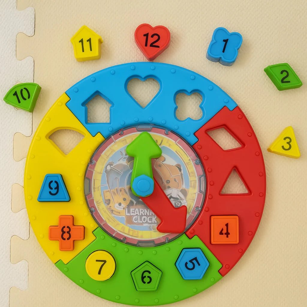 Clock Shape Game Interactive 3-in-1 Clock Game – Shapes, Maze & Time Play – KiddieWink ...