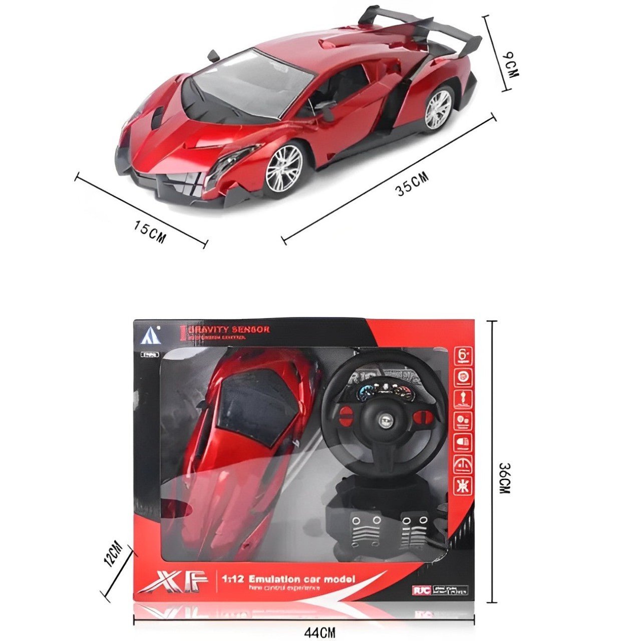 Pedal Steering Wheel Gravity Induction Drift RC Car - KiddieWink - Gifts They'll Love