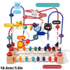Animal & Fruit Educational Wooden Bead Maze Toy