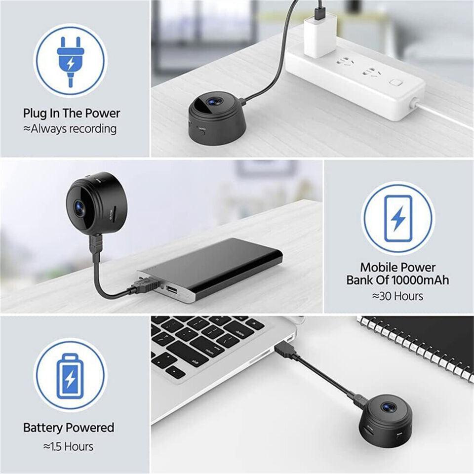 Multifunctional Mini Hidden Camera Wireless Wi - Fi IP Home Security - KiddieWink - Gifts They'll Love
