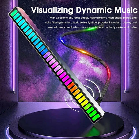 Multifunctional RGB Music Rhythm Level Indicator Bar Lights - KiddieWink - Gifts They'll Love