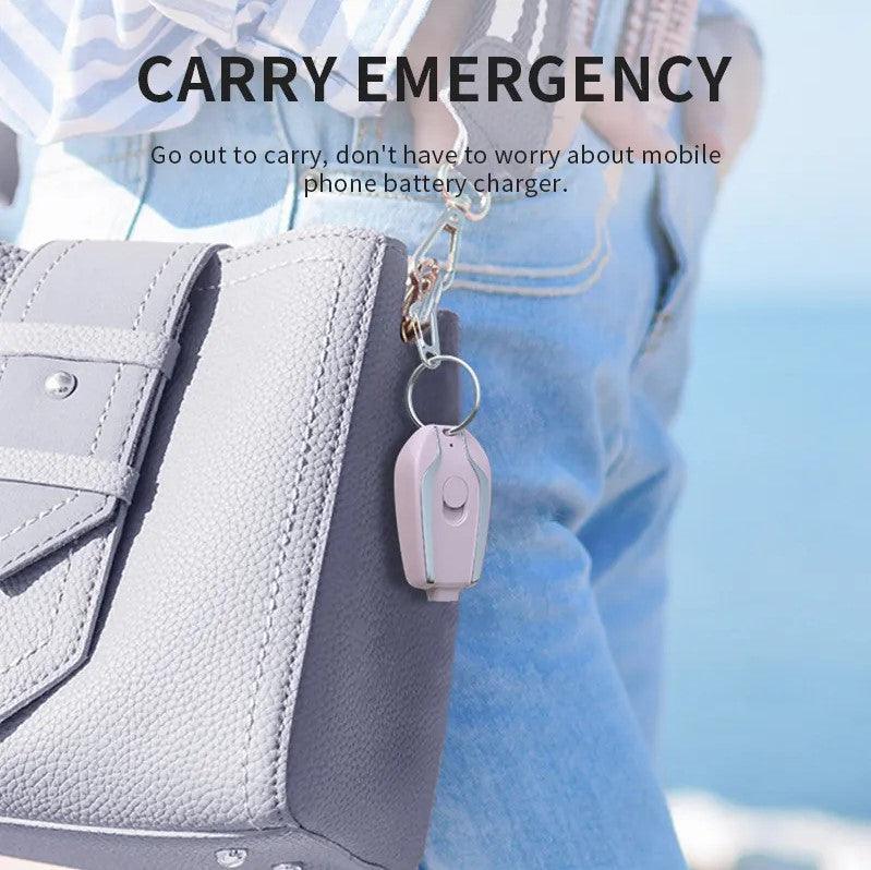 Portable Mini Keychain Power Bank (1500MAh) - KiddieWink - Gifts They'll Love