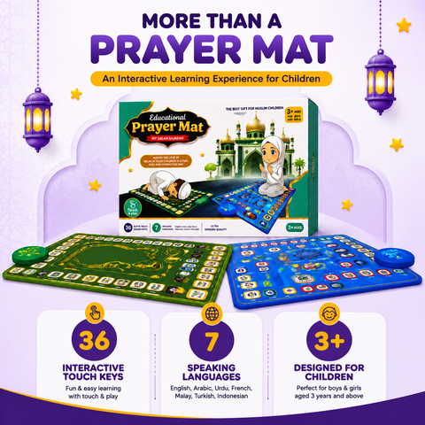 Educational Interactive Prayer Mat for Kids