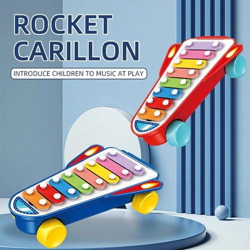 Happy Rocket Musical Piano Xylophone Toy