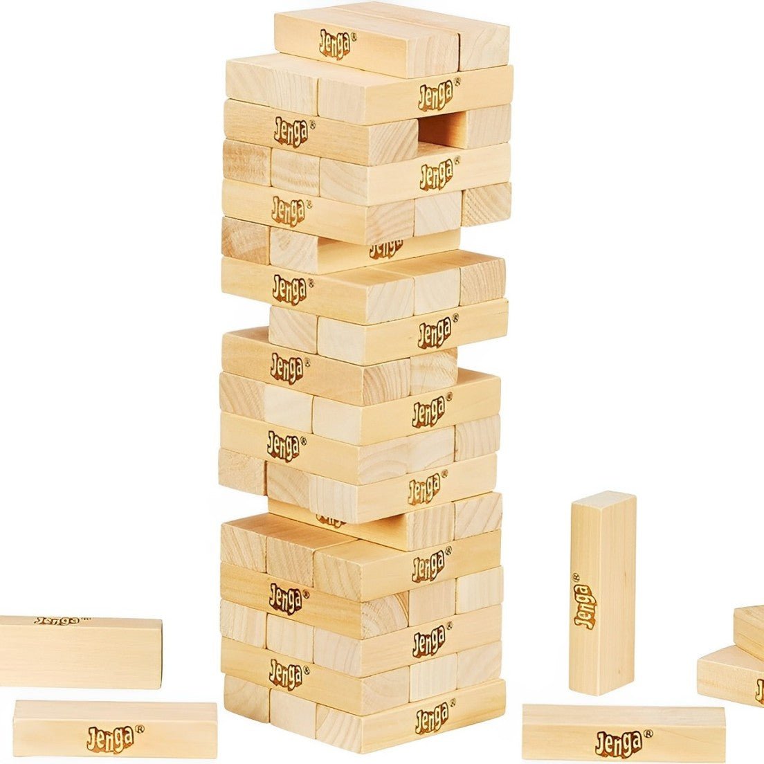 Jenga Wooden Blocks Game - KiddieWink - Gifts They'll Love